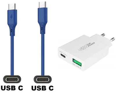 45W super snellader met 3 poorten + 1,0m USB C naar C kabel. Universele PD PPS lader. Compacte GaN oplader adapter past op Samsung Galaxy S10, S10e, S20, S21, S22, S23, S24, S25, S26 (Edge, FE, Lite, Plus +, Ultra)
