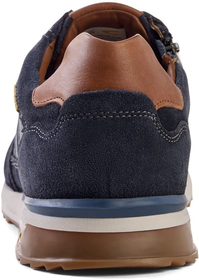 camel active Sneaker met rits aan binnenzijde - Maat menswear-42 - Blauw