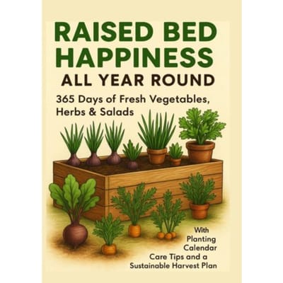 Raised Bed Happiness All Year Round 365 Days Of Fresh Vegetables, Herbs & Salads - With Planting - Luise Gartmann