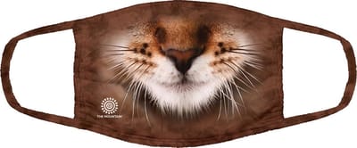 The Mountain mondmasker kat - niet medisch - herbruikbaar - 3 laags katoen - dierenprint