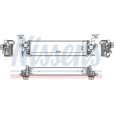 Intercooler NISSENS 96133