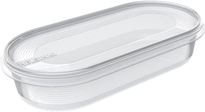 Kunststof bak voor het invriezen van voedsel Plast Team 0,4l/19x9x3,9cm Helsinki