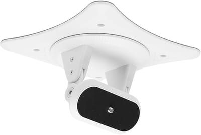Projector Tafelstandaard - Projectorhouder Bureau - Presentaties Geven - 360 Graden Draaibaar - 18 x 18 x 10 cm - Wit