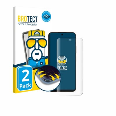 BROTECT - Screenprotector voor Oppo A6t Pro - Folie Beschermfolie transparant volledig dekking - 2 Stuks