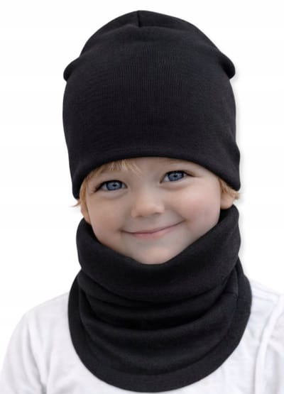 Dartomik - Kinder Set - Hoed en Sjaal - 46/50 - Oeko-Tex