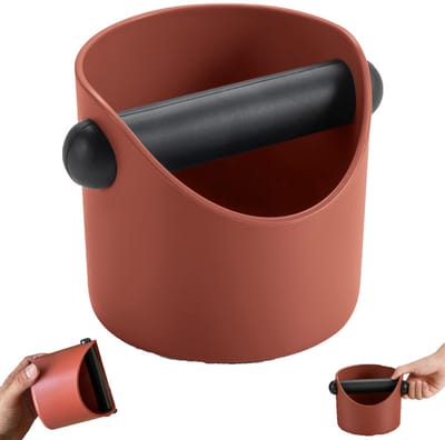 Koffiedikhouder - Knockbox- Opbergbak- Tapbox - Koffiedikopvangbak- Opvangbak - Gemakkelijk schoon te maken - 580 ml - Geschikt voor de meeste koffiemachines