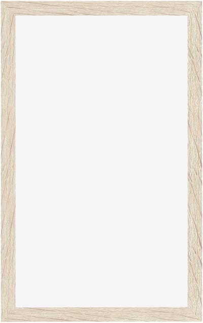 Fotolijst 33x48 cm - Eiken MDF - Ontspiegeld Kunstglas - Moderne Lijst - Duurzaam - Geproduceerd in Nederland - Meer dan 60 Kleuren