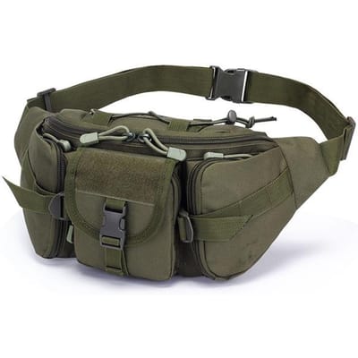 Tactische Taille Tas Sling Molle Waterdichte Heuptasjes Wandelen Vissen Sport Jacht Kamperen Sport Riem Pak Tas Taille Tas XA517WA