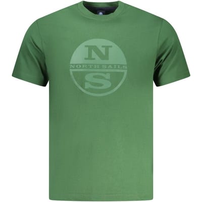 North Sails Verde Katoenen T-shirt voor Mannen