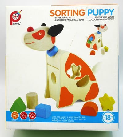Vormenstoof puppy van hout eureka bvba
