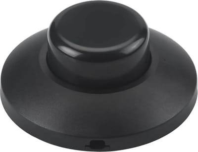 Rotary Foot Dimmer Trailing Edge LED 0-75W Black