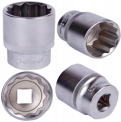 Dopsleutel 1/2" 14 mm 12-zijdige kaart CrV