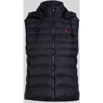 regular fit bodywarmer met gestikt logo