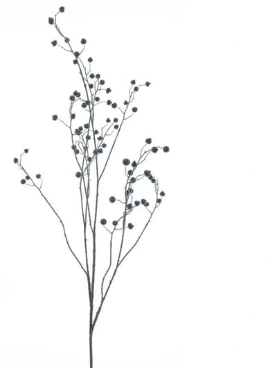 Kunsttak Rose Hip Branche Zwart - 134 cm