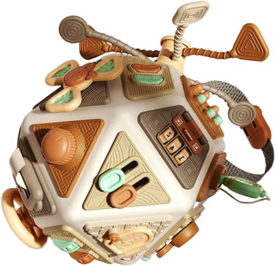 Activiteitenkubus Baby - Educatief Speelgoed - Motorische Ontwikkeling - Interactieve Functies - 192 x 192 x 215 cm - Meerkleurig