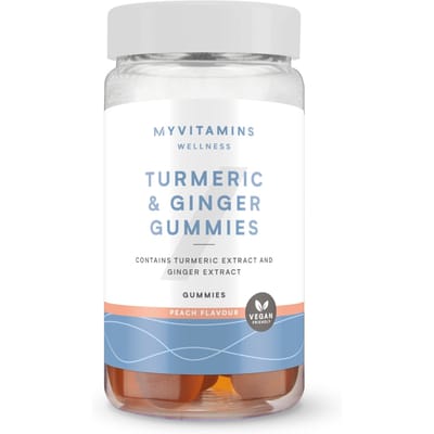 Myvitamins Turmeric & Ginger Gummies - 60GUMMIES, 30servings - Perzik
