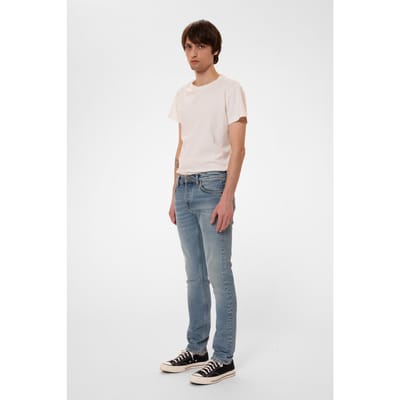 Nudie Jeans Grim Tim Smoke Light Blue Größe: W28L32 | Slim Jeans Outlet | Herren | Blau