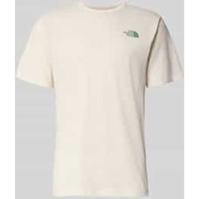 T-shirt met logo en ronde hals
