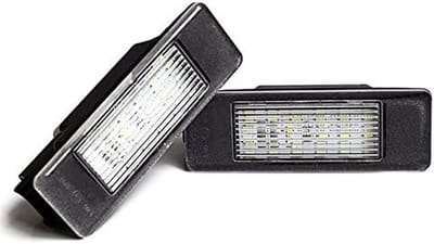LED Kentekenplaatverlichting Set voor Verschillende Modellen Auto's - Wit Licht