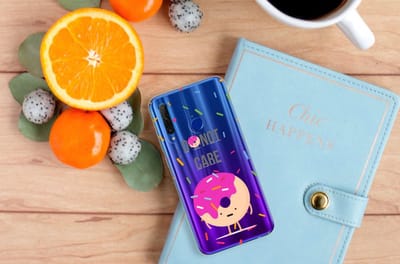 Honor 20 Lite Siliconen Case Donut Roze