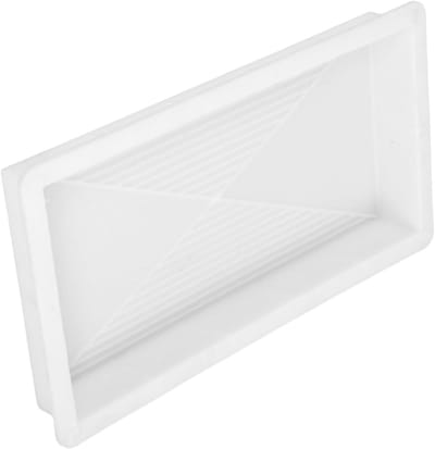 Betonmal Steeds Steeds - Betonvorm Tuinpad - Tuinpad Aanleggen - Antiek Ontwerp - 43x23x5 cm - Wit