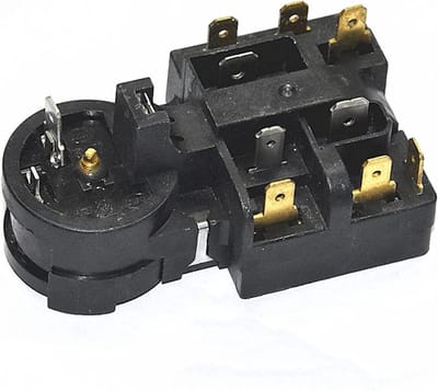Compressor Startrelais - Overbelastingsbeveiliging - Koelkast Reparatie - Automatische Stroomonderbreking - 1 Stuk - Zwart