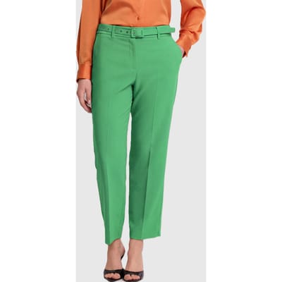 groene vrouwen sigarettenbroek