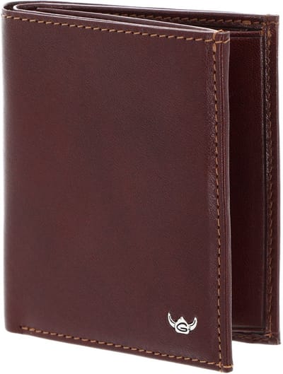 Golden Head Leren portemonnee Colorado RFID Protect Kombischeintasche 1119 Tabacco bruine
