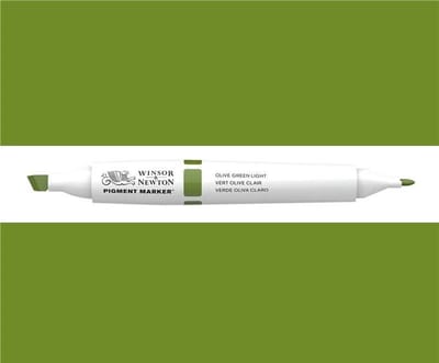 Winsor & Newton Pigment Marker Olive Green Light 0202/085