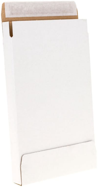 Brievenbusdoosjes 250 x 26 x 351 mm (a4+ formaat) wit zelfklevende sluiting | 25 stuks