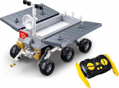 Sluban PowerBricks Rabbit Rover bouwspeelgoed en RC voertuig vanaf 8 jaar – constructiespeelgoed modelbouw – bouwdoos met 372 bouwstenen – M38-B1157