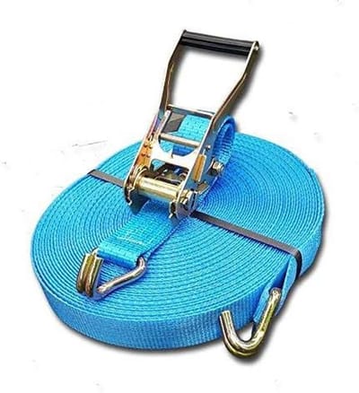 Spanband - Sjorband Ratelband - Vastzetten Lading - Extra Lange Lengte - 50 mm x 30 m - Blauw