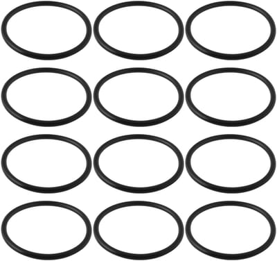 Cosensi- O-ring 12 Stuks - Rubber - Binnendiameter 4,3 cm - Buitendiameter 5,1 cm - Dikte 0,3 cm - Compatibel met Hayward/Pentair - Afdichtring
