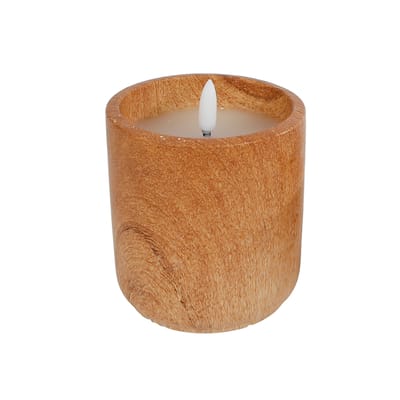 Sfeerverlichting Annet naturel/crème LED/aardewerk