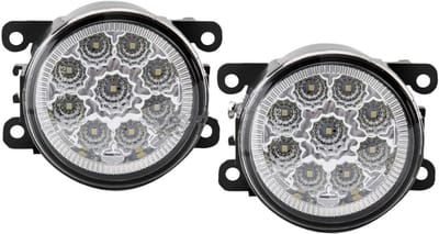 Led Mistlampen - Werkverlichting Rijlichten - Veilige Weg - Gelijkmatig Helder Licht - 9 cm Diameter - Wit Geel Blauw