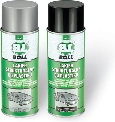 BOLL STRUCTUURLAK VOOR KUNSTSTOF - SPRAY ZWART