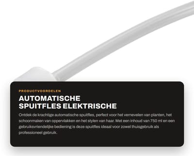 Dailygoods - Automatische Spuitfles - Elektrische Vernevelaar - 750 ml - USB Oplaadbare Spuit - Plantenverzorging - Huishoudelijke Schoonmaak