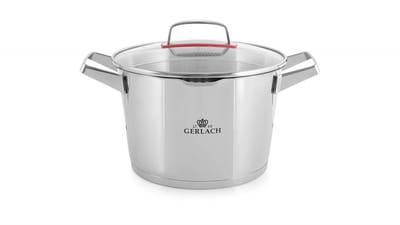 Gerlach Superior Kookpan 5,5L - Roestvrij Staal, 24cm