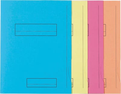 Exacompta 5x SUPER 210 - Pak van 50 mappen met 2 kleppen - 24x32cm - - Geassorteerd - 335000E