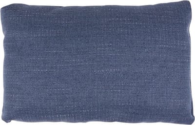 Sierkussens - sierkussenhoes 45x30 - polyester - blauw