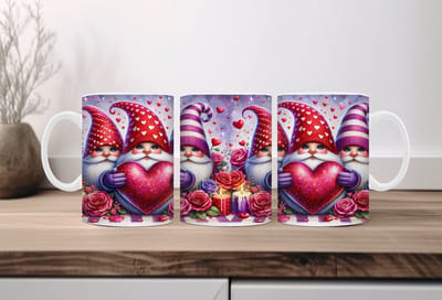 Koffiemok valentijn Gnomes 19 | Valentijn cadeau | Valentijn decoratie | Grappige Cadeaus | Koffiemok | Koffiebeker | Theemok | Theebeker | chocoladebeker