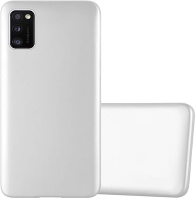 Cadorabo Hoesje geschikt voor Samsung Galaxy A51 4G / M40s in METALLIC ZWART - Beschermhoes gemaakt van flexibel TPU silicone Case Cover