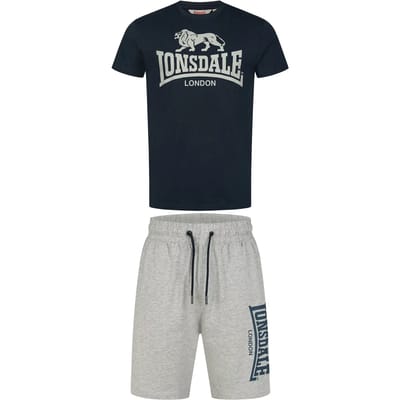 Lonsdale Mair T-shirt & korte broek set, normale pasvorm