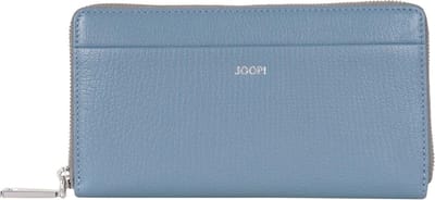JOOP! Leren Portemonnee Lantea Blocking Yura Purse Midblue Blauwgrijs