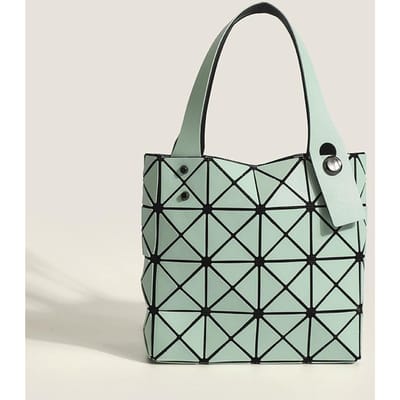 Handtas Persoonlijkheid Splicing Tas I Diamant Diamant Ruitjes Tas Drie Ruitjes Handtas Vrouwelijk Geometrisch Mini Vierkante Doos groen