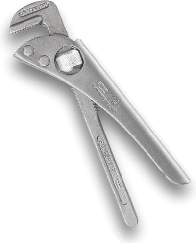 Pijpsleutel - Duimdraai sleutel - Pijpen vastzetten - Zelfspannende grip - 30.5 cm - Staal