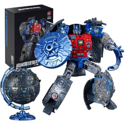 WK-122 Transformatie robot speelgoed Mechanisch Planeet Optimus Prime Primus Actiefiguur Collectie Cadeaus Speelgoed gray