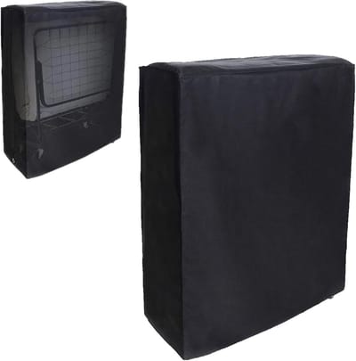 Draagbare Vouwbedhoes Zwart - Beschermende Stofhoes voor Binnen en Buiten, Ideaal voor Meubels (85 * 33 * 107cm)