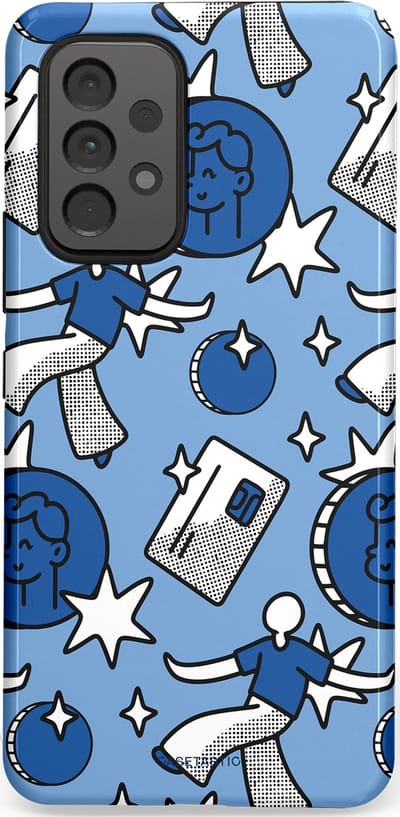 Casetastic Hoesje Geschikt voor Samsung A53 - Stijlvolle Beschermende Duo-layer Case - Geldroute