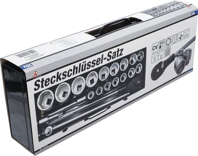 BGS - Grote Doppen SET - 3/4 aansluiting  -  19 - 21 - 22 - 23 - 24 - 26 - 27 - 30 - 32 - 34 - 36 - 38 - 41 - 46 - 48 - 50 mm - BGS15113